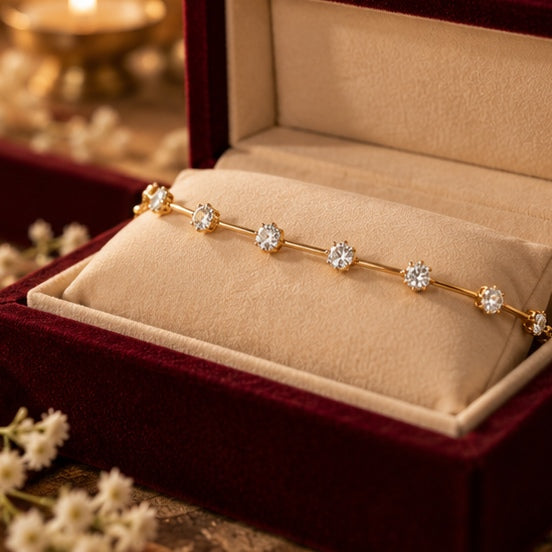 Diamond Studded Bracelet