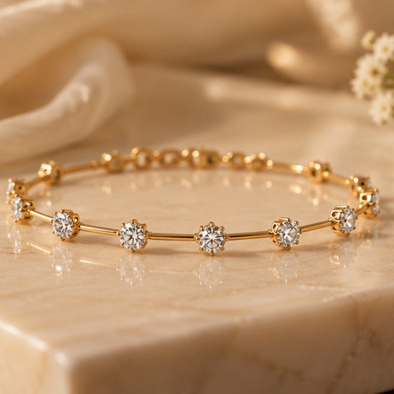 Diamond Studded Bracelet